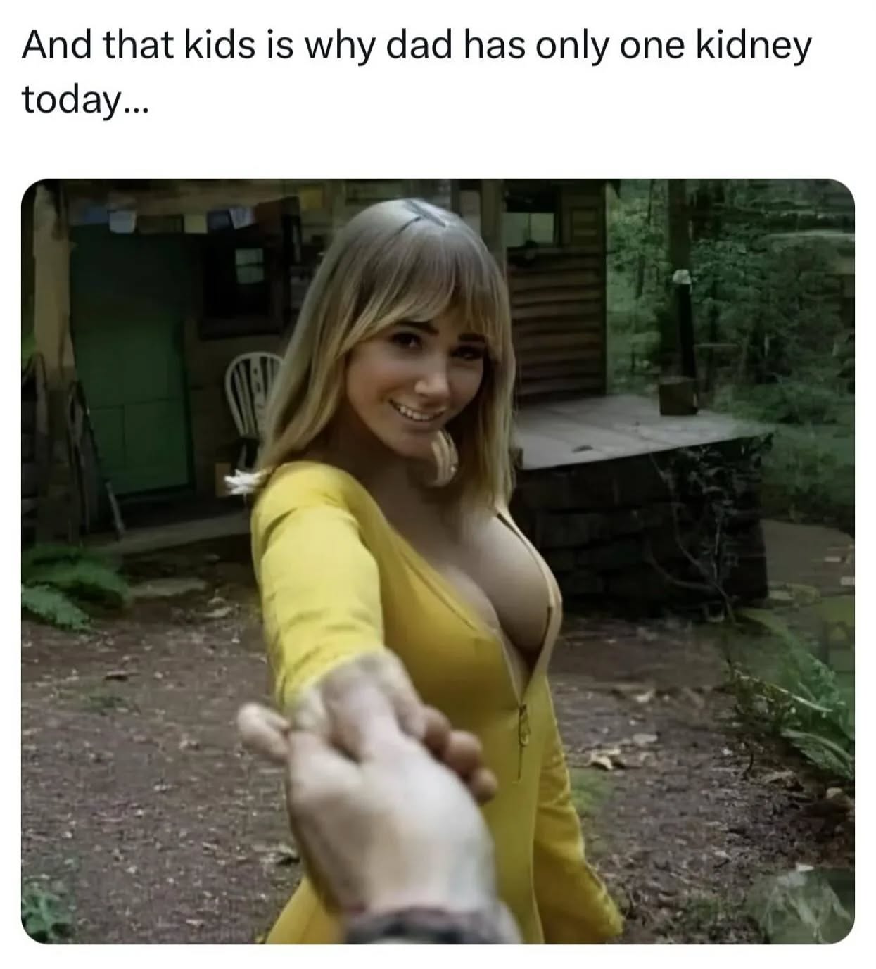 dad only has one kidney