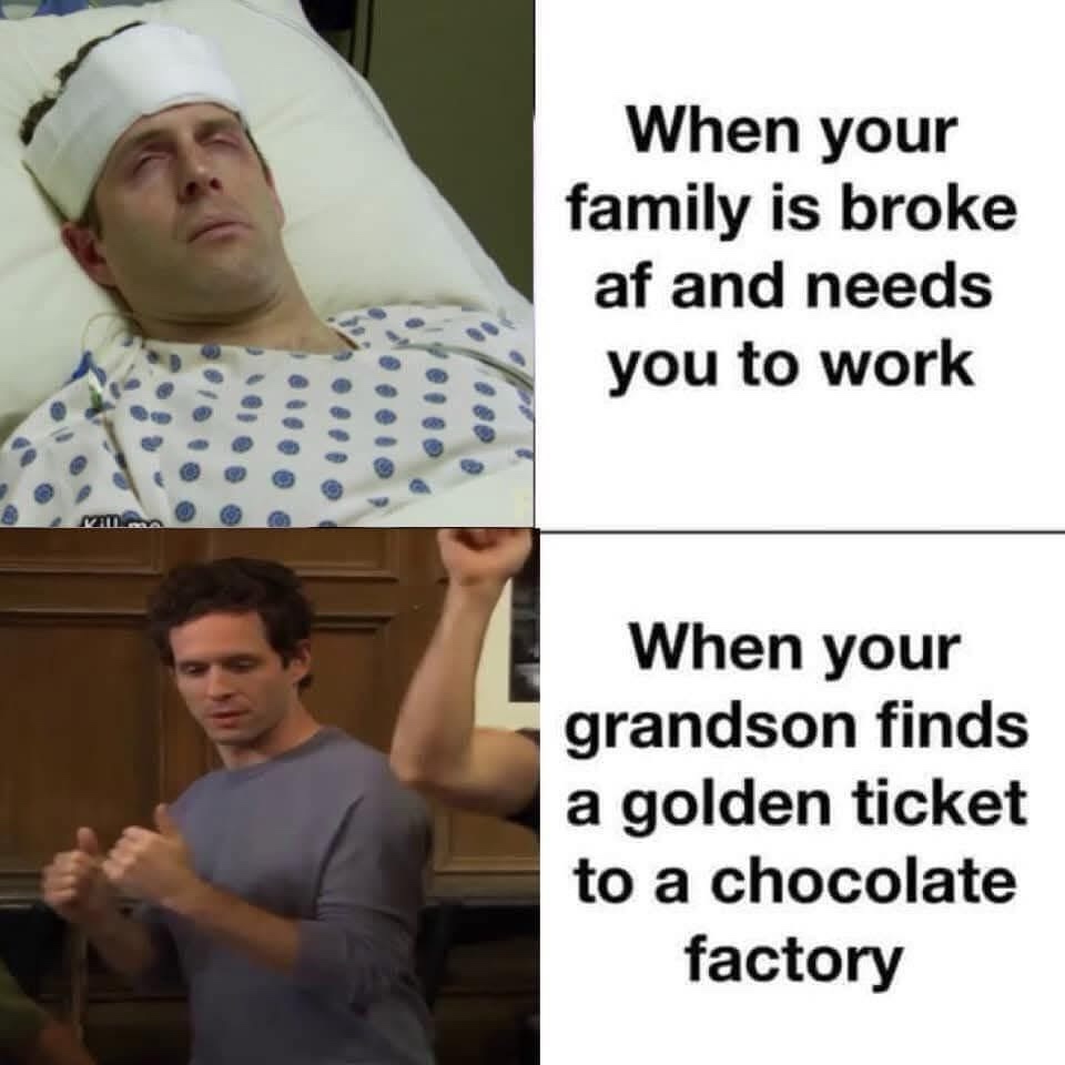 family is broke