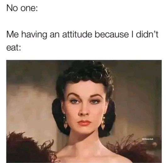 having an attitude