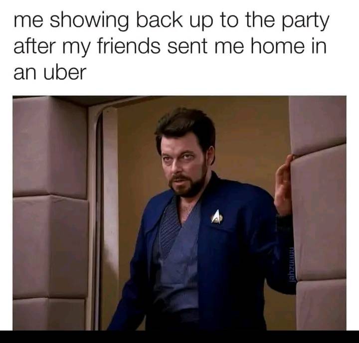 showing up back to the party