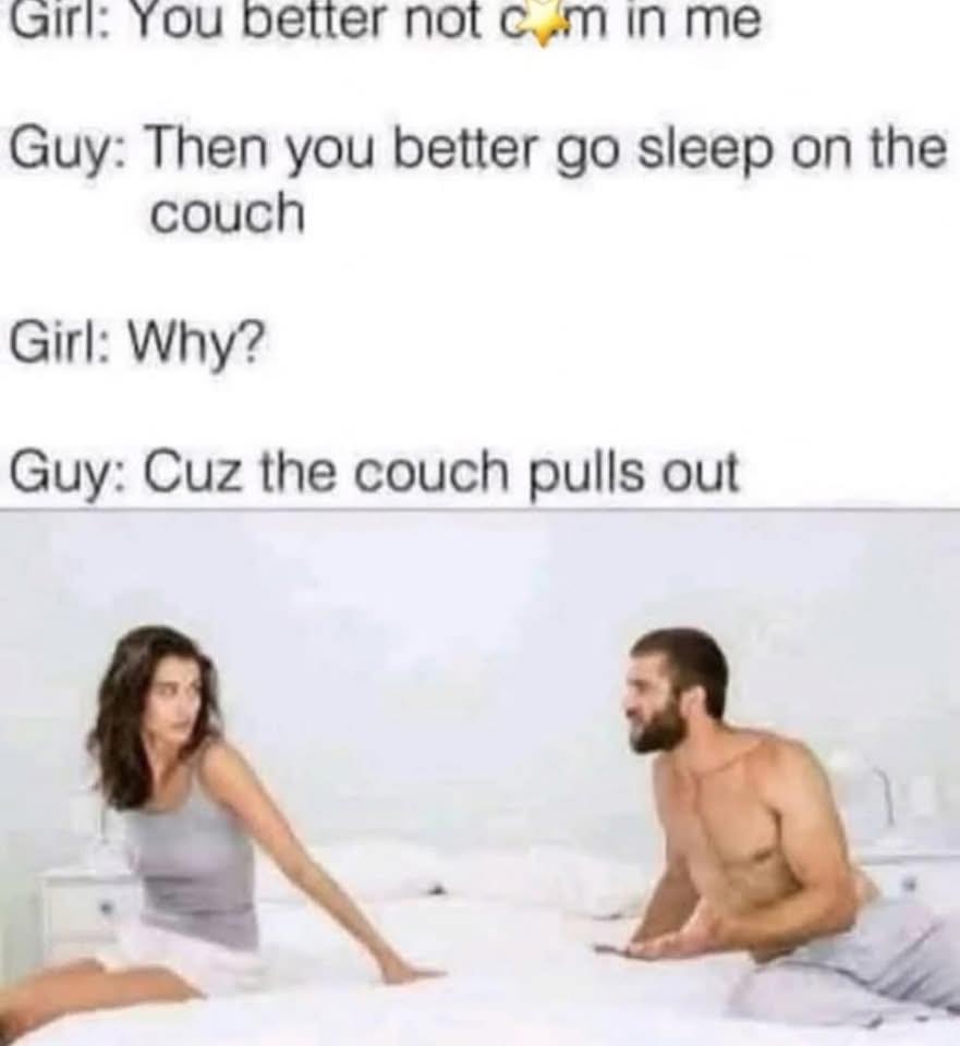 20 Memes That Took a Walk on the Naughty Side 11 sleep on couch