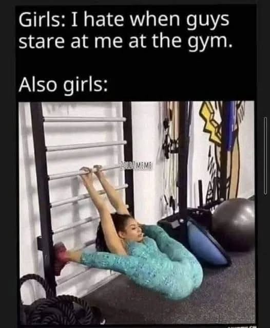 stare at gym