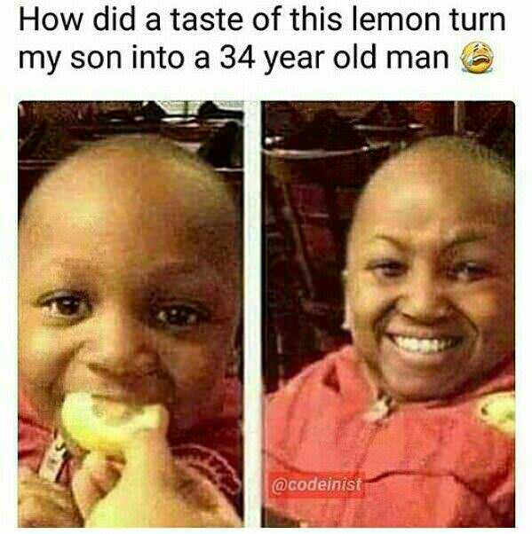 taste of lemon