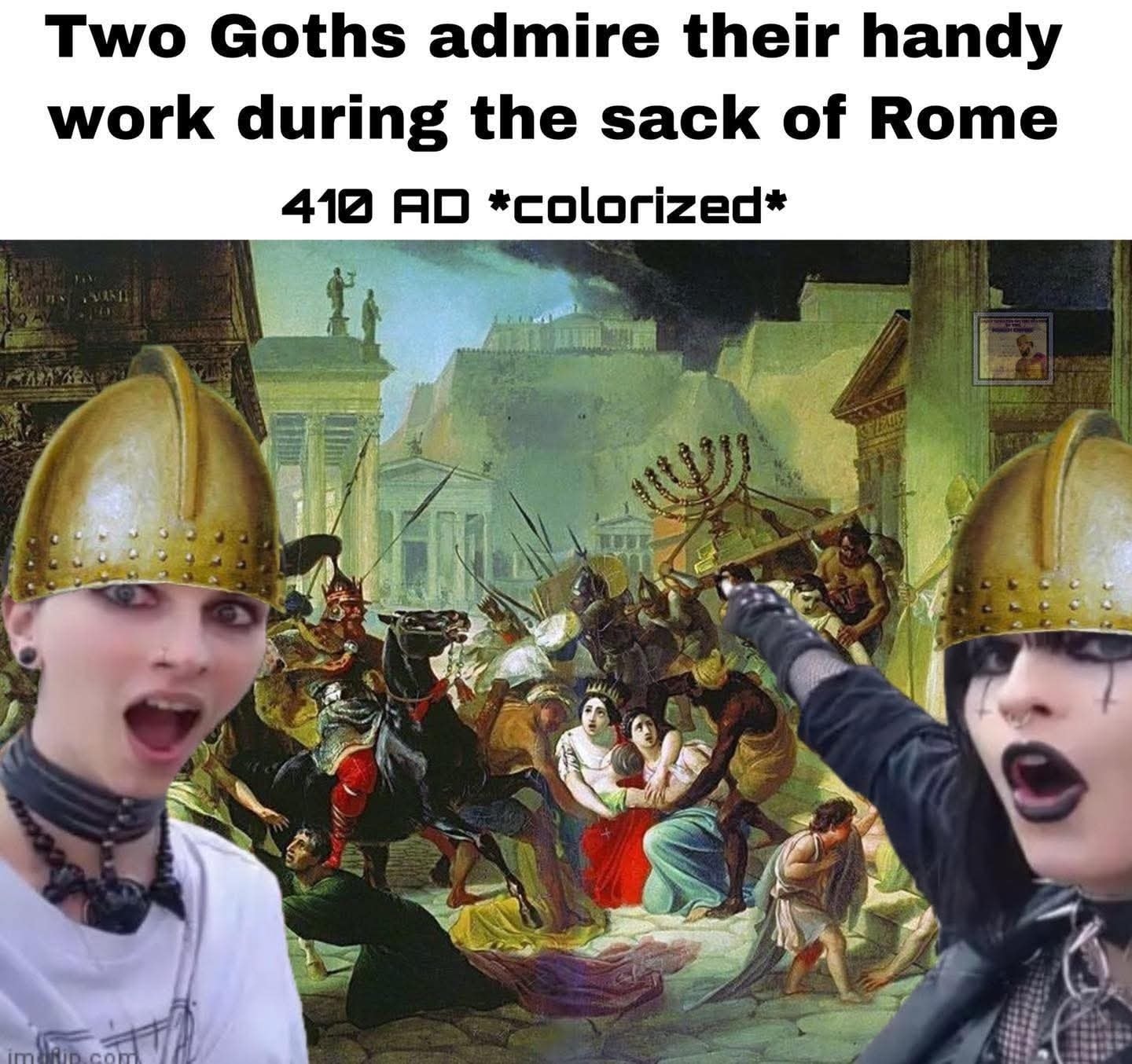 20 Amazing History Memes That Deserve Their Own Museum Wing 20 two goths admire