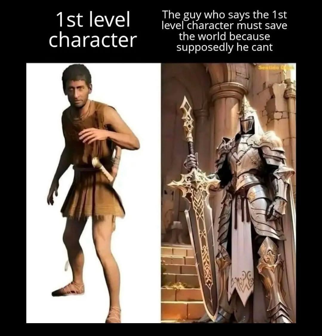 20 Memes That Feel Like Context Took the Day Off 3 1st level character