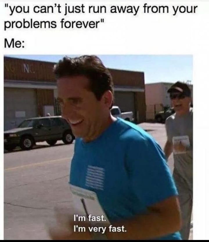 20 Memes That Can’t Decide If They’re Joking or Judging You 4 Cant just run away