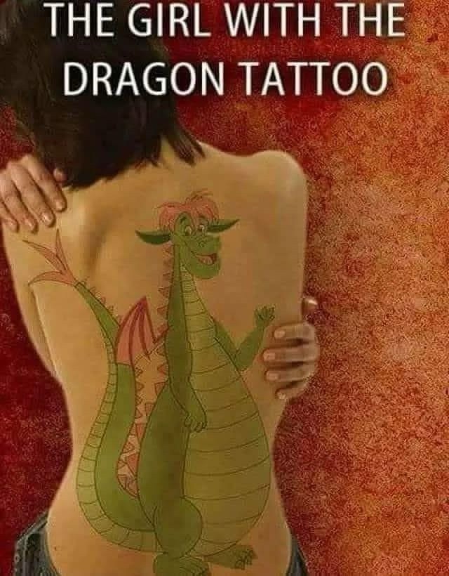 20 Memes That’ll Cause Uncontrollable Wheezing and Mild Chaos 7 Girl with dragon tattoo