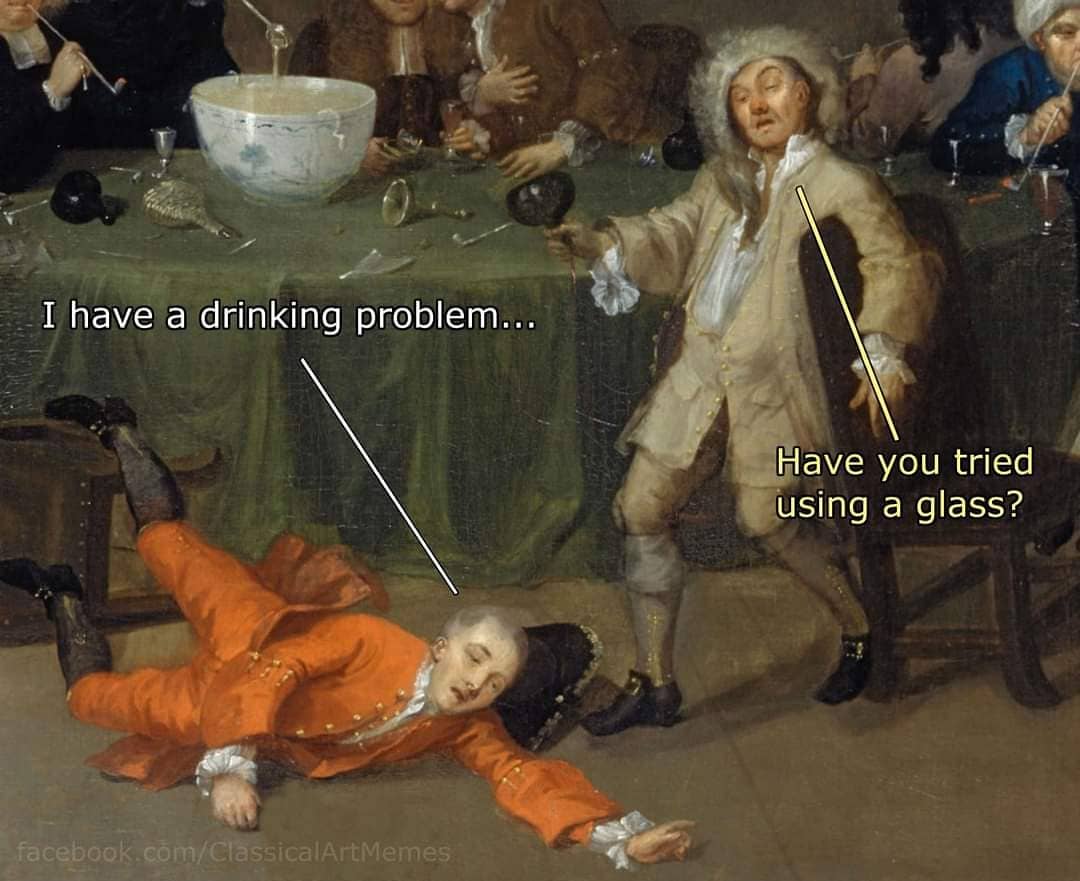 30 Hilarious Art Memes That Paint a Picture of Laughter 28 Have you tried glass