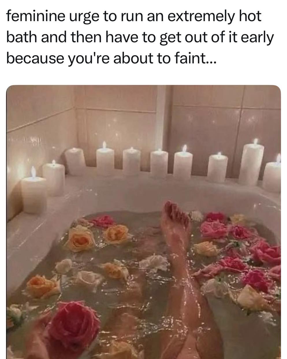 20 Girl Memes That Are More Honest Than Your “I’m Fine” Text 8 Hot bath