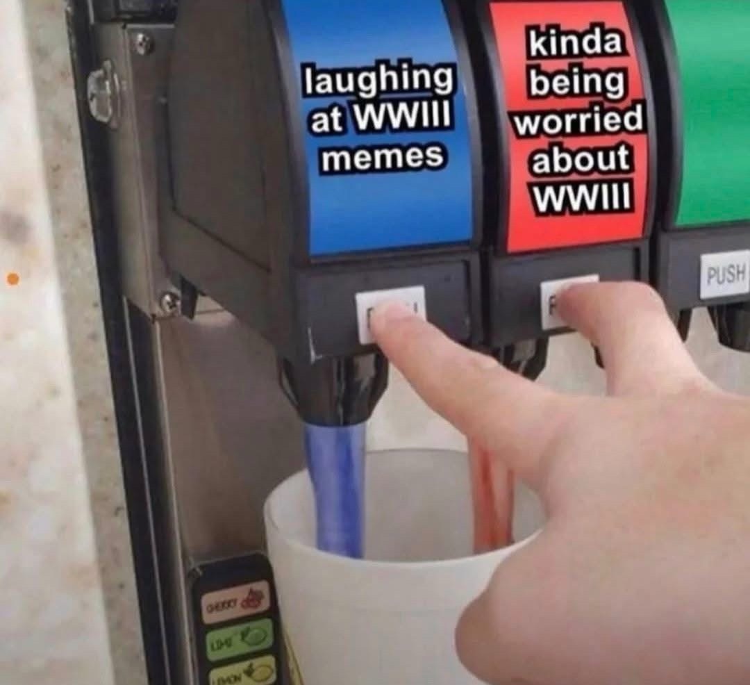 Laughing at WWIII memes
