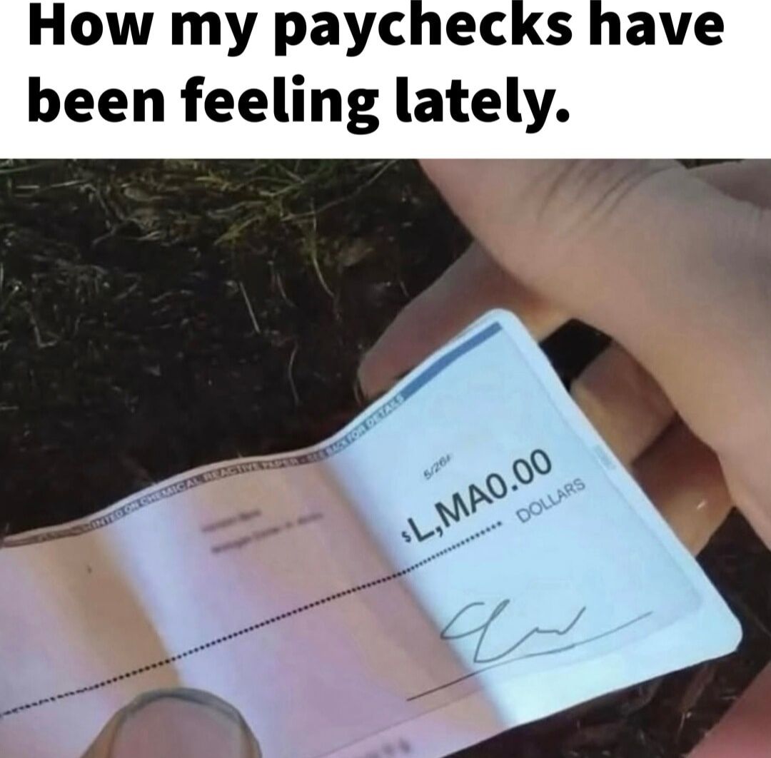 Paychecks have been feeling