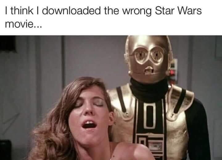 20 "I Think I Downloaded the Wrong Movie" Memes That Went Off Script Instantly 6 Robot star wars
