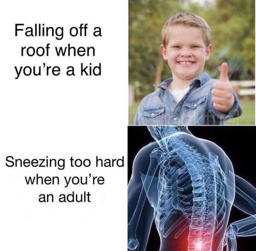 20 Memes That Feel Like Context Took the Day Off 15 Sneezing too hard