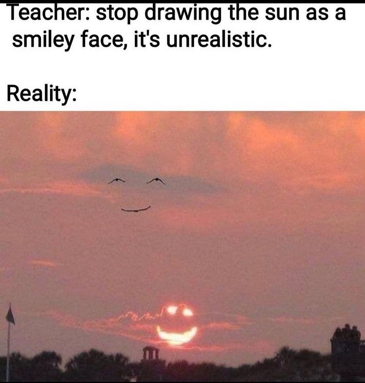 20 Memes Mixing Forecasts, Chaos, and Completely Random Humor 16 Stop drawing sun set