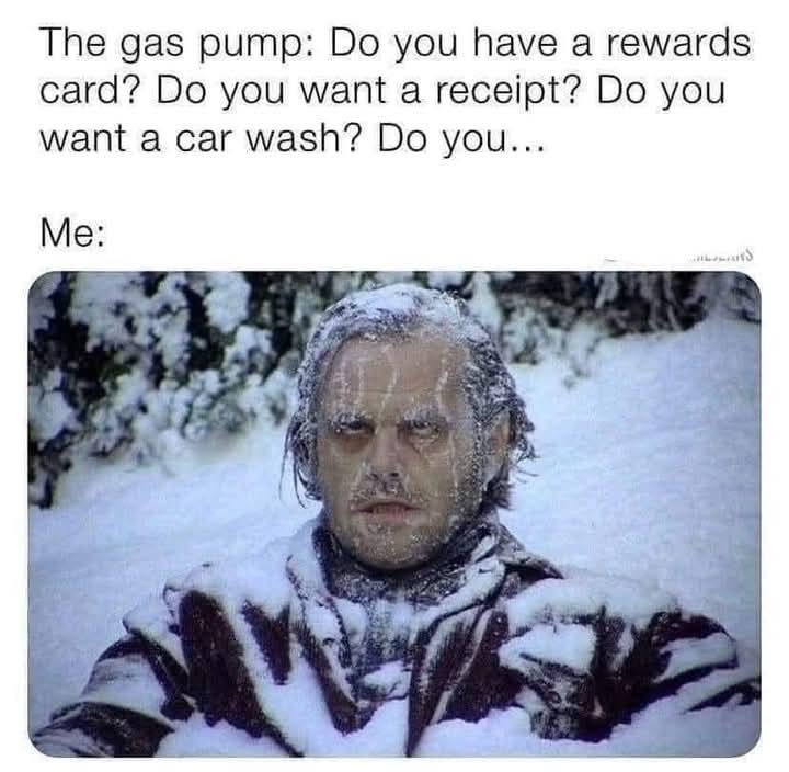 20 Memes That Feel Like a Conversation Between Two Broken Thoughts 19 The gas pump