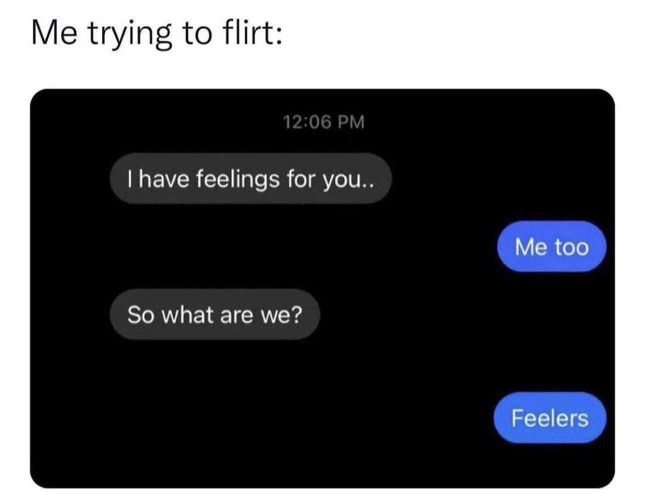 20 Memes That Feel Illegal to Understand 20 Trying to flirt