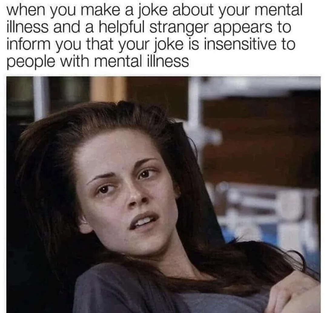 20 Memes About Depression That Are Easier To Laugh At Than Deal With 20 When you make a joke