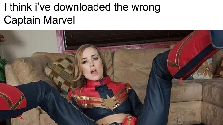 20 "I Think I Downloaded the Wrong Movie" Memes That Went Off Script Instantly 11 Wrong captain marvel