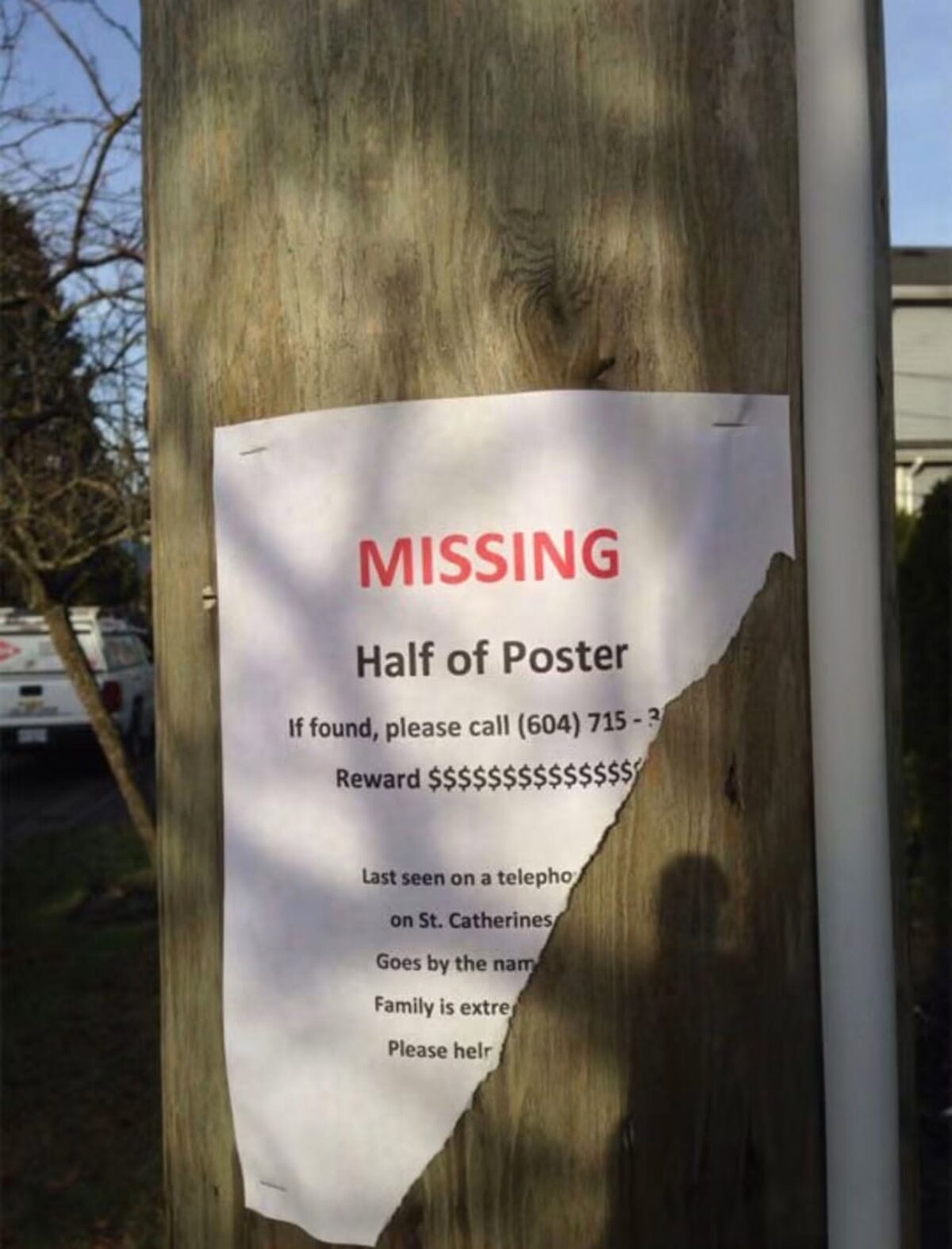 25 Silly Signs That'll Make You Stop, Read, and Laugh Immediately 25 half of poster