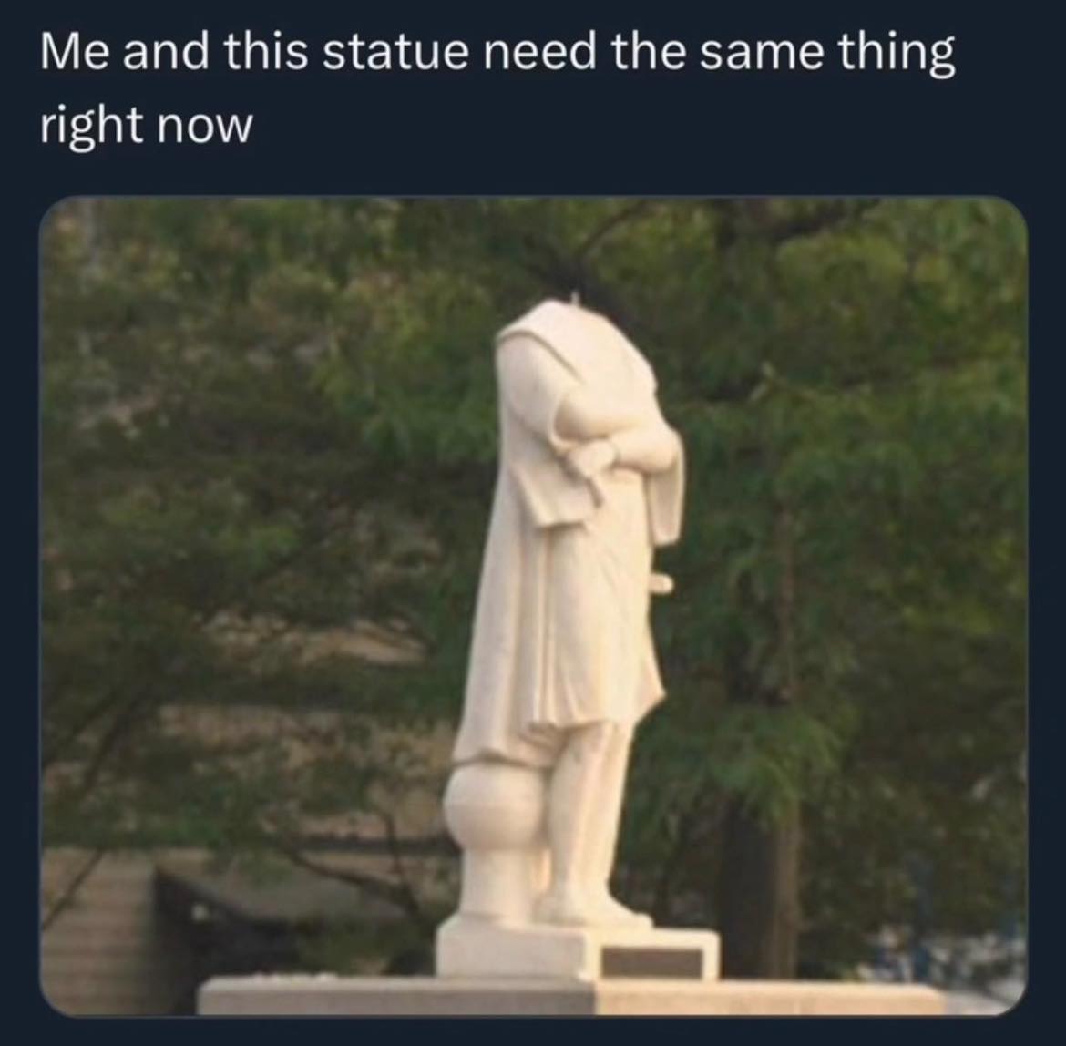 20 Memes Where ‘Innocent’ Comes With an Asterisk 13 me and this statue