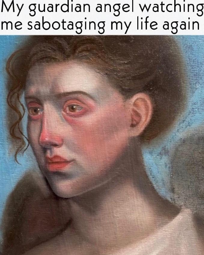 30 Hilarious Art Memes That Paint a Picture of Laughter 30 my guardian angle