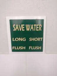 20 Signs That Turned English Into an Extreme Puzzle 15 save water long short flush flush
