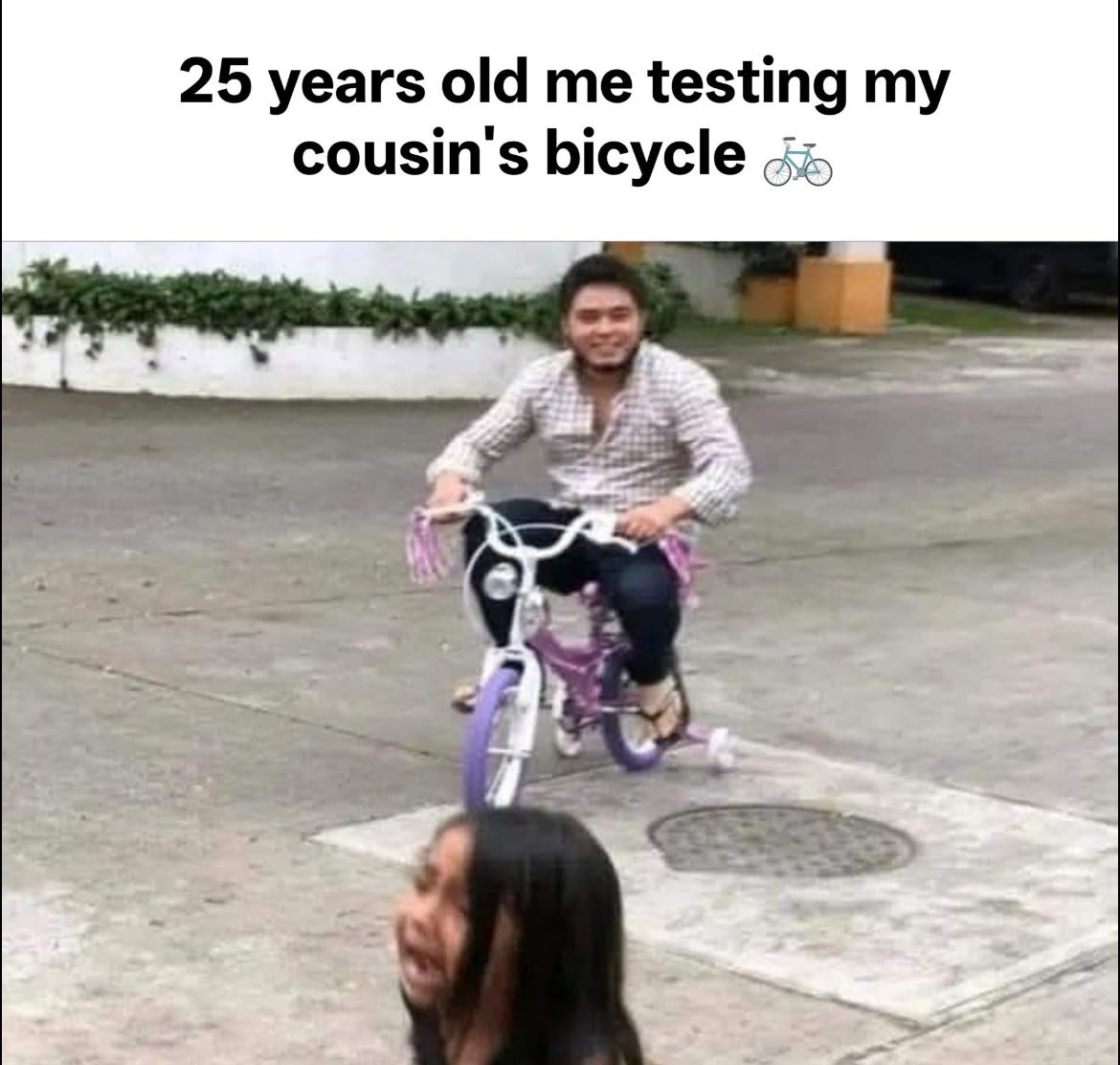 testing cousins bycycle
