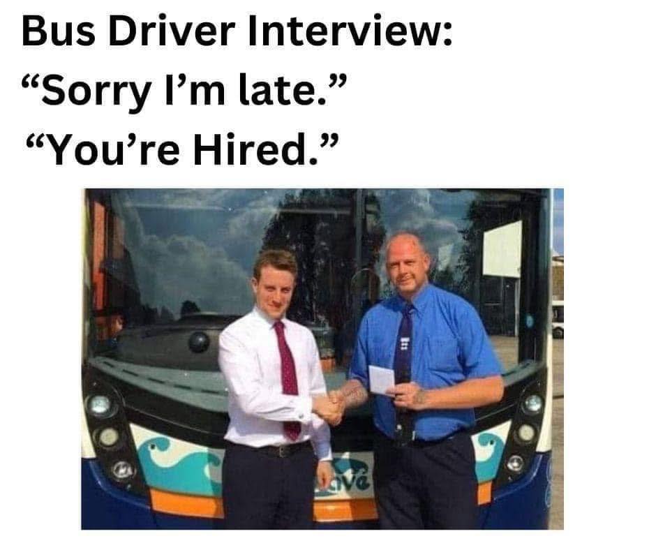 20 Memes That Get a Little Dirty Right When You Least Expect It 7 Bus driver interview