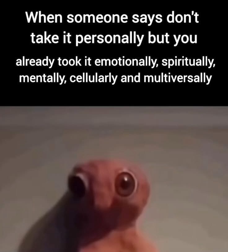 20 Memes That Feel Like a Conversation You Walked Into Midway 7 Dont take it personally