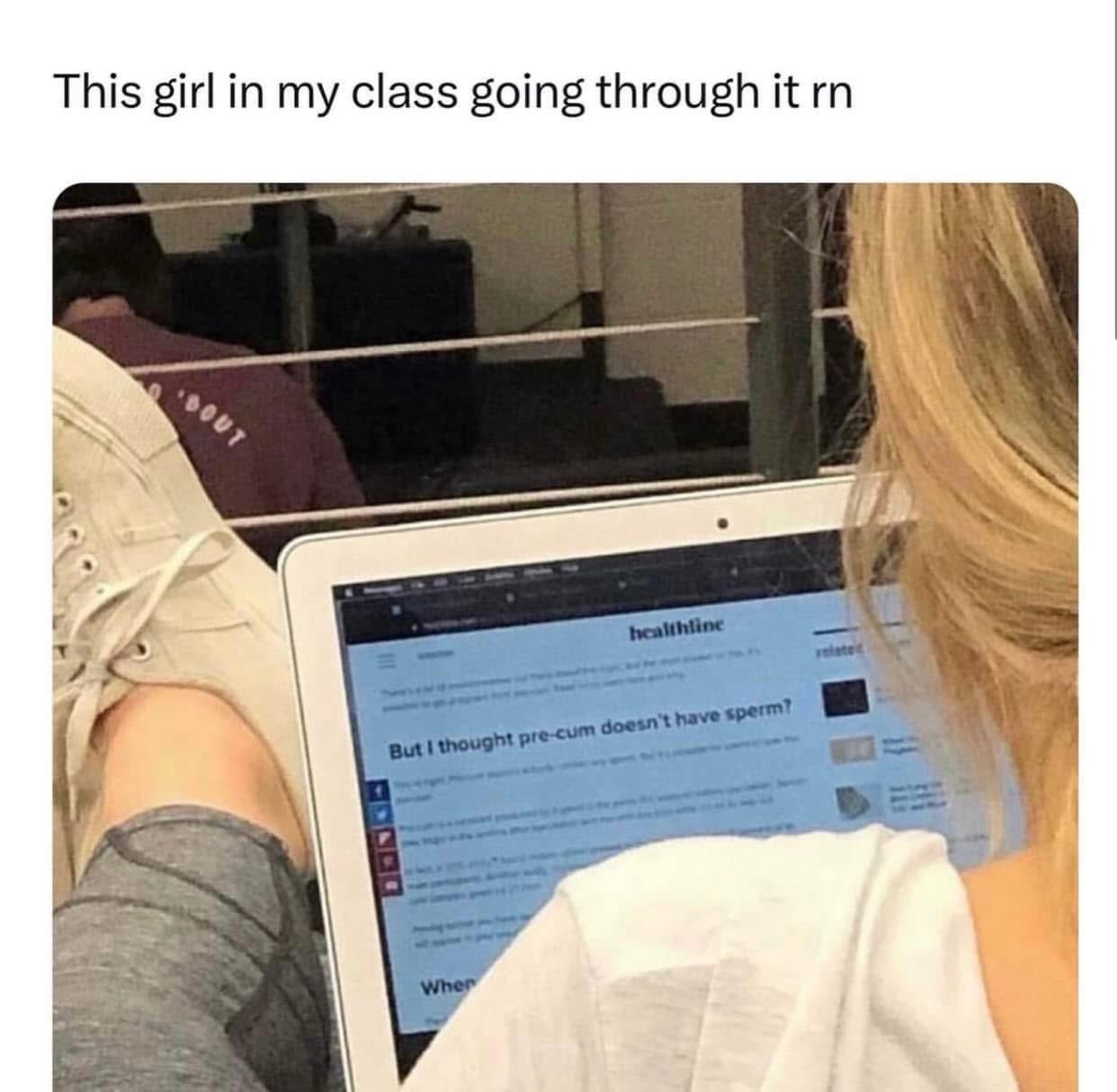 20 Memes That Are Funny, Random, and Occasionally a Little Bit Naughty 5 Girl in my class