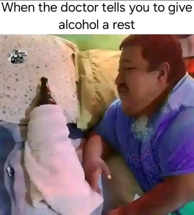 21 Memes That Have the Energy of a Motel Room With No Questions Asked 16 Whe the doc tells yo