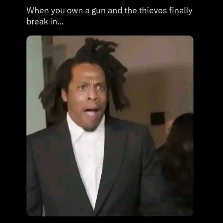 21 Memes That Have the Energy of a Motel Room With No Questions Asked 19 When you own a gun