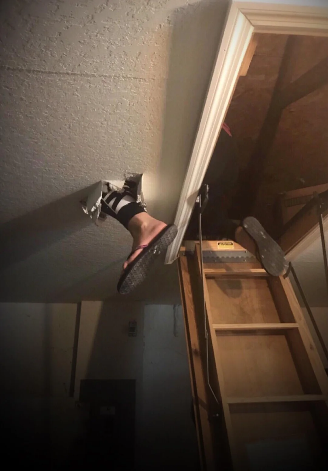 20 Funny Unfortunate Fails That Started Bad and Somehow Got Worse 22 Wife wanted to get down our Christmas tree from the attic. I told her not to step on the drywall… She later admitted that she didn’t know what drywall was.