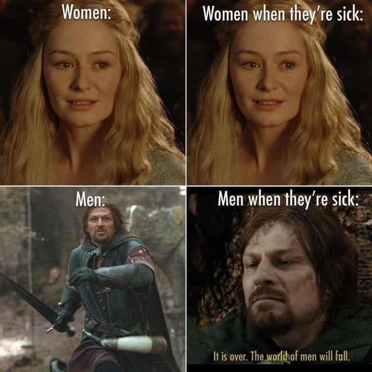 20 Memes You’ll Open Out of Curiosity and Not Recover From 20 Woman when they're sick