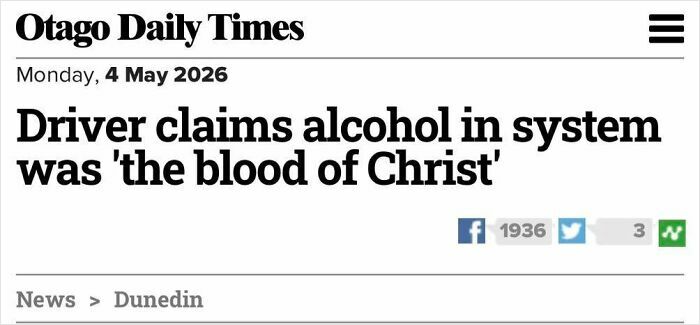 20 Local Newspaper Headlines That Sent the Entire Town Into Chaos 8 Driver claims