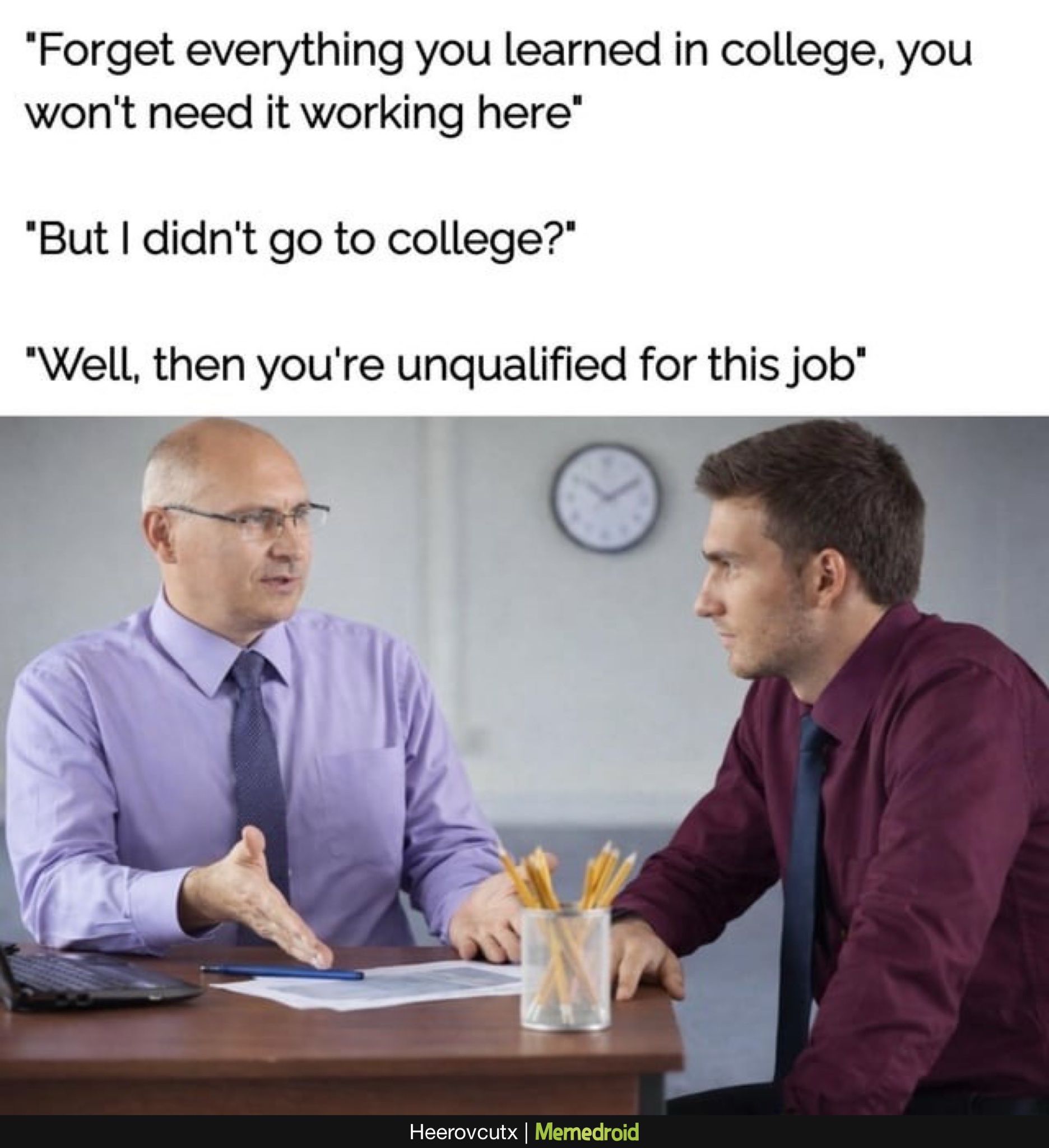 20 Office Memes That Laugh While Everything Is on Fire 6 Forget everything you learned