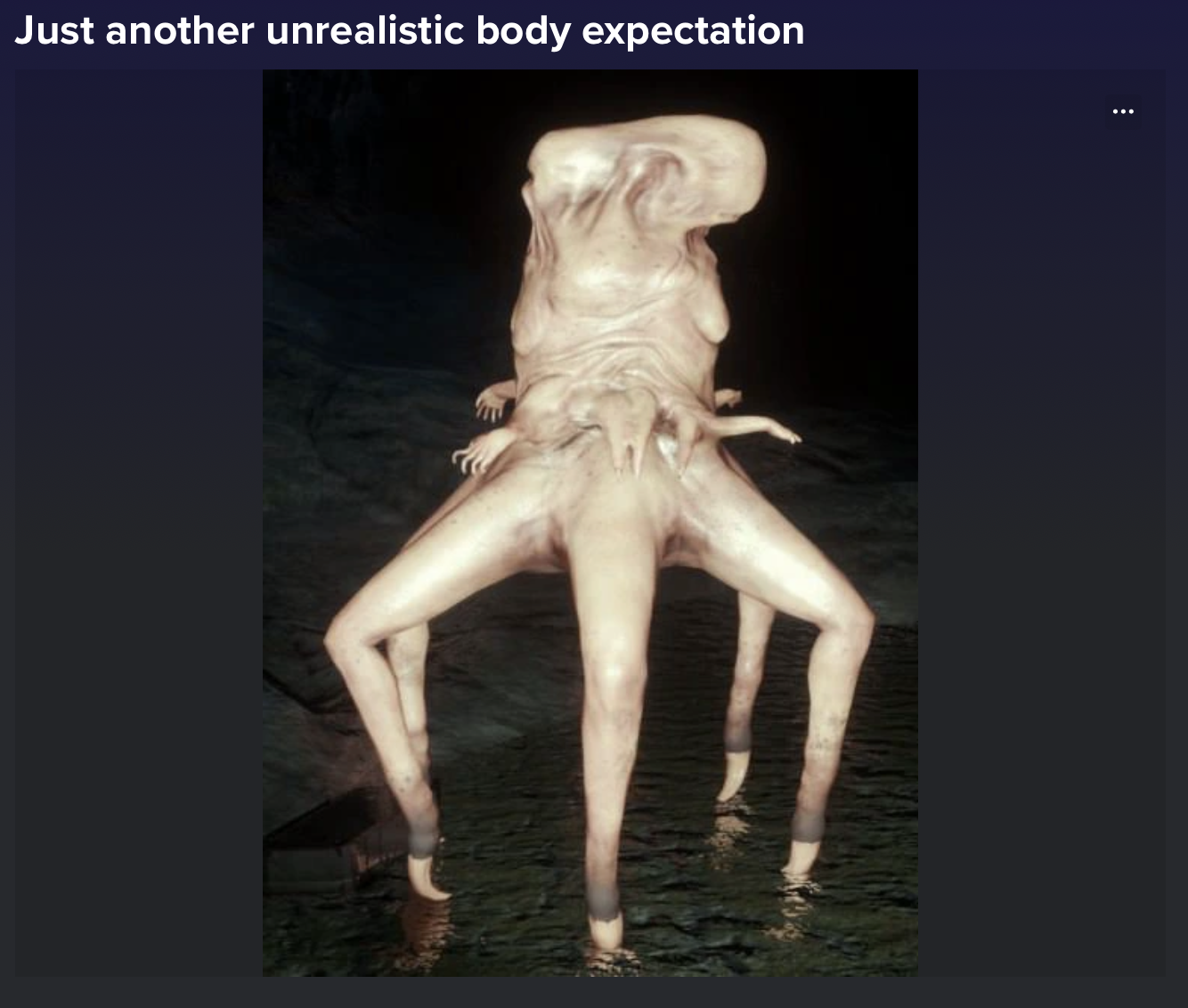 20 Unrealistic Body Standards Meme That Feel Like A Prank On Humanity 17 I think this is from the game