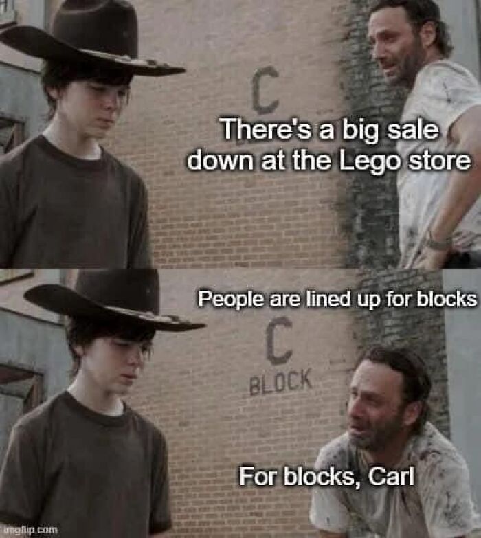 20 Memes That Feel Like Getting Picked Up by a Tornado of Stupidity 11 Lined up for blocks
