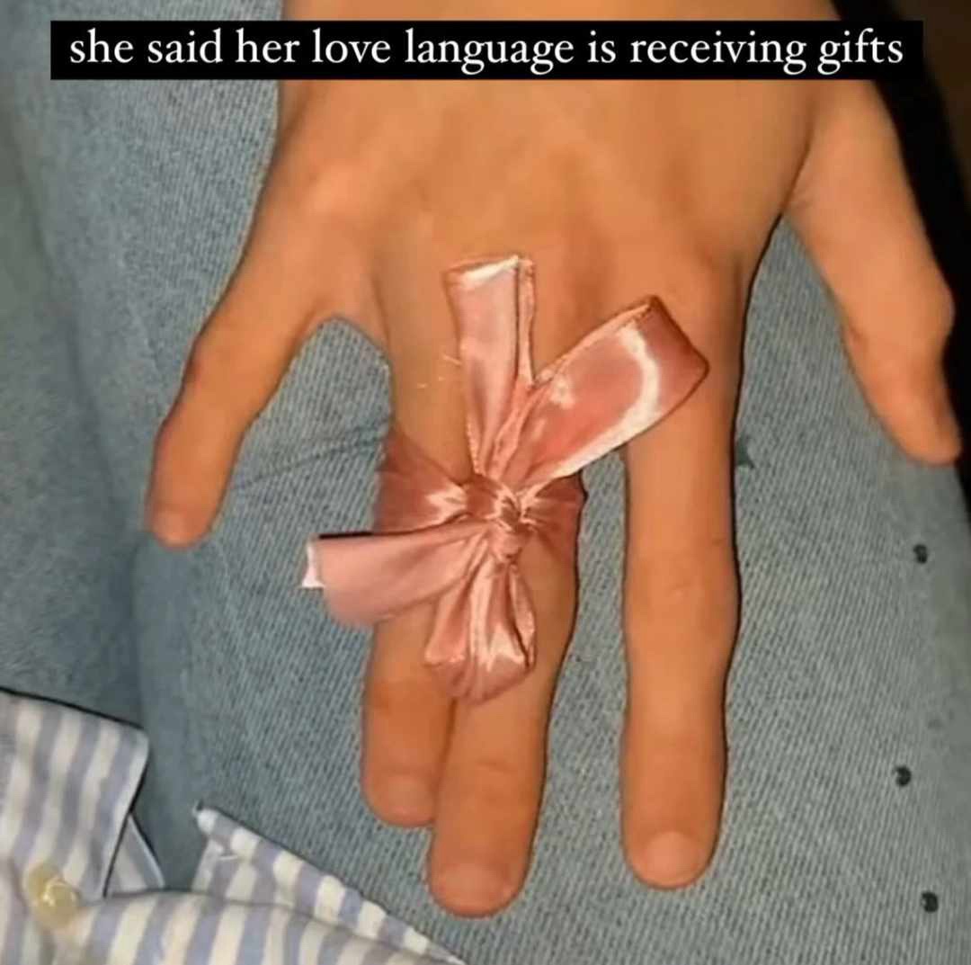 30 Kinda Naughty Memes That Still Think They're Innocent 35 Love language is receiving gifts