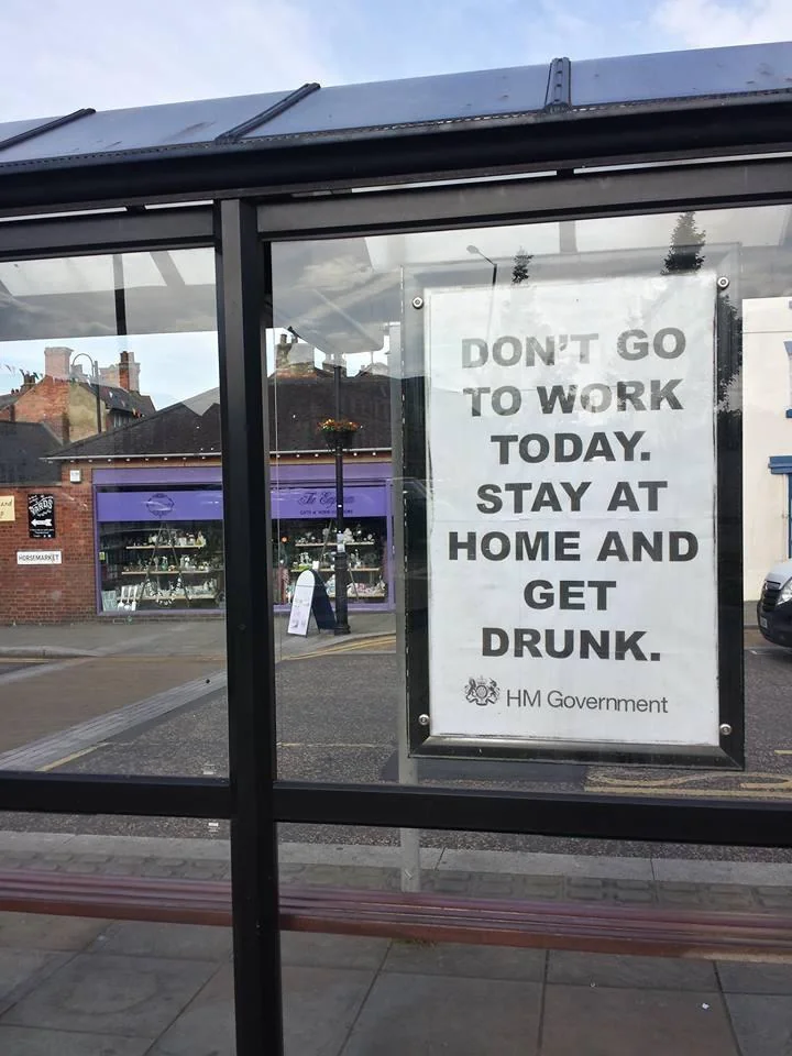 20 British Signs That Feel Aggressively Polite 20 Someone in my hometown keeps putting up posters like this. Sound advice though