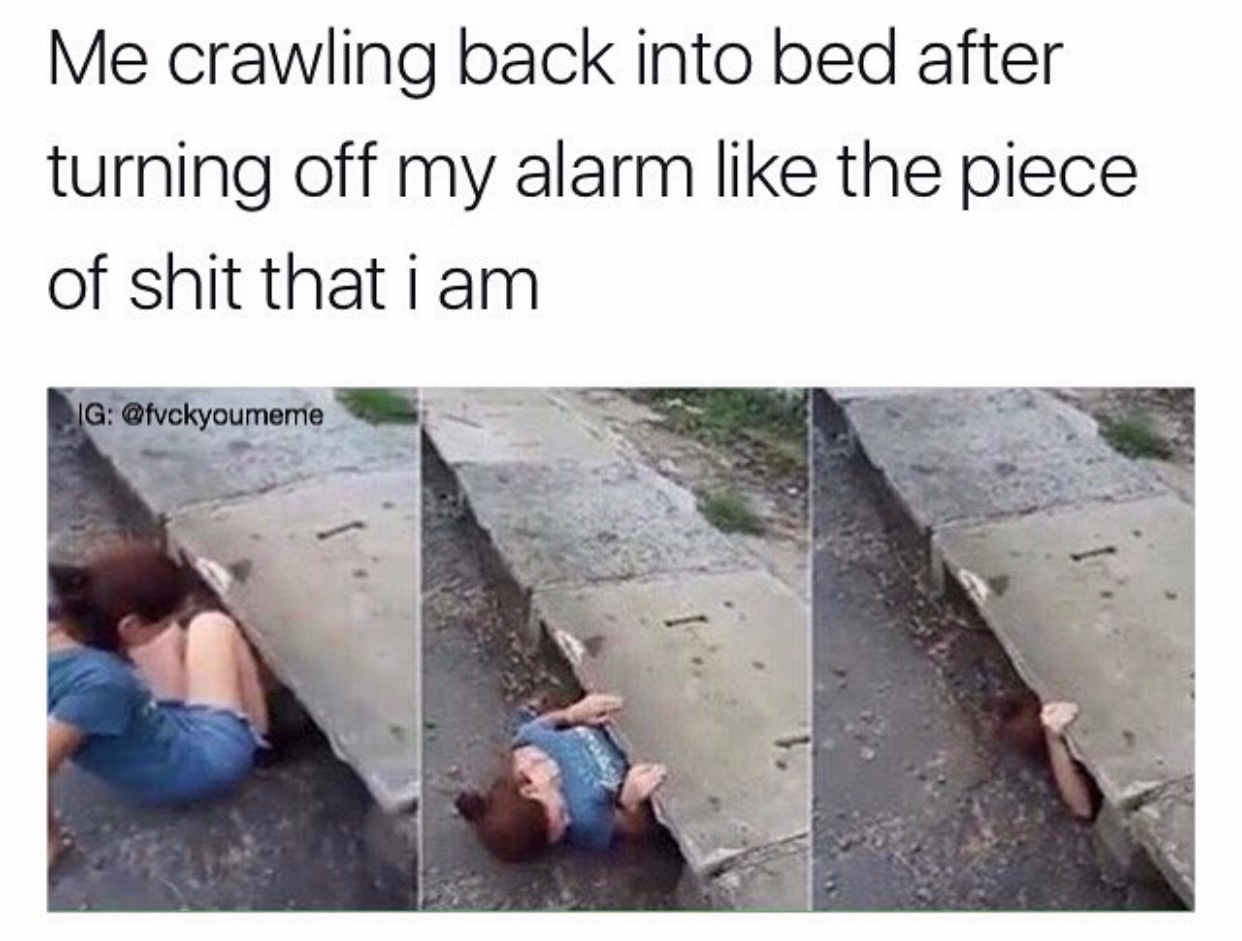20 Memes That Keep Changing the Radio Station in Your Brain 17 Turning off my alrm
