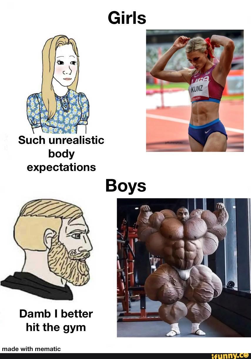 20 Unrealistic Body Standards Meme That Feel Like A Prank On Humanity 8 better hit the gym