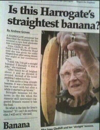 20 Local Newspaper Headlines That Sent the Entire Town Into Chaos 20 straightest banana