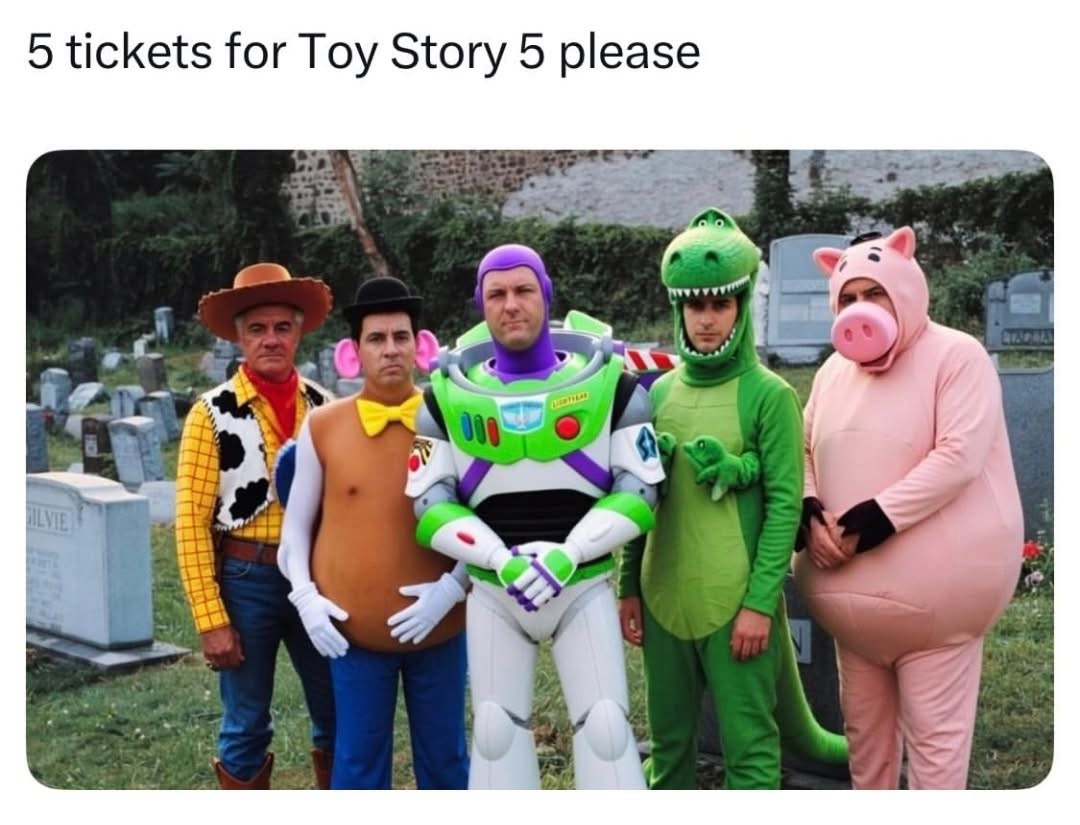 5 tickets for toy story