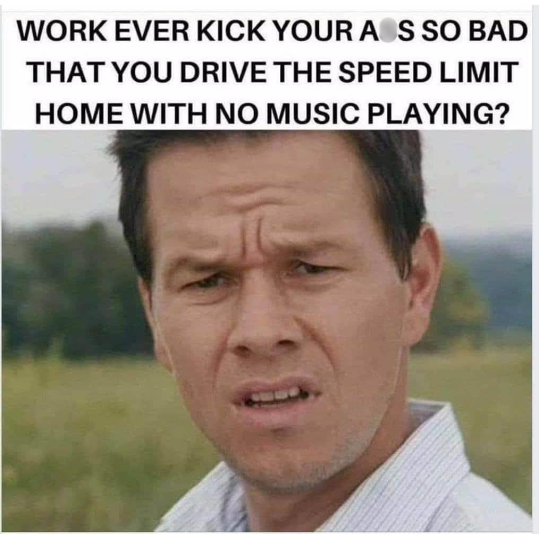 Drive home with no music