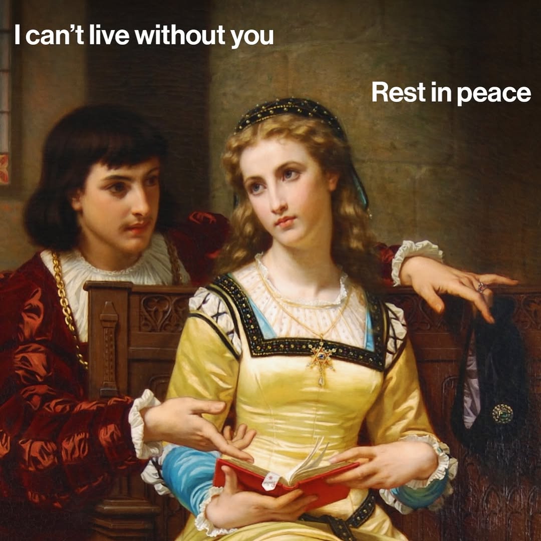 20 Flirty Art Memes That Ended a Love Story Before It Started 8 I cant live with out you