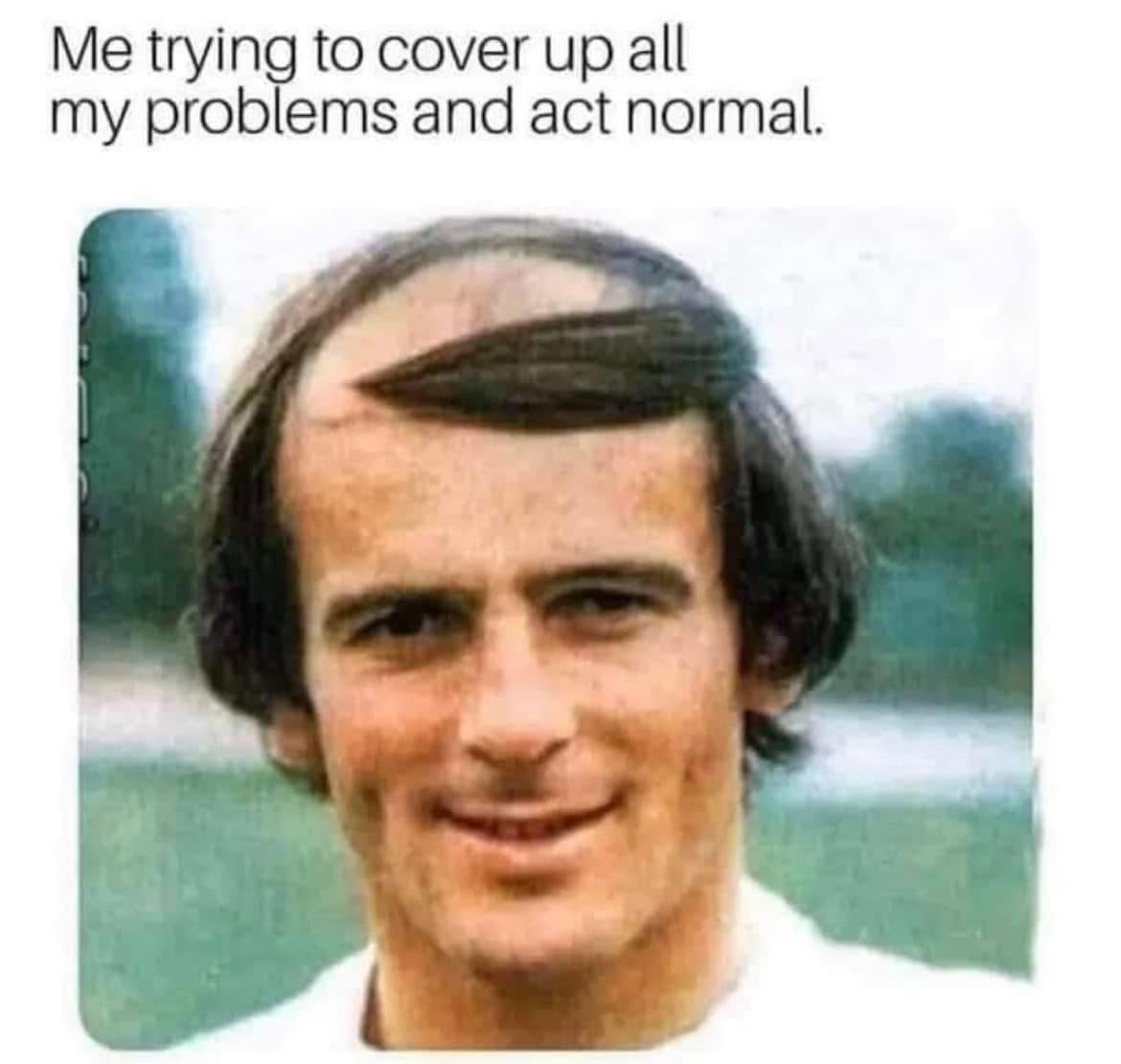 20 Memes That Were Dropped from a Helicopter into Your Brain 9 Me trying to cover up