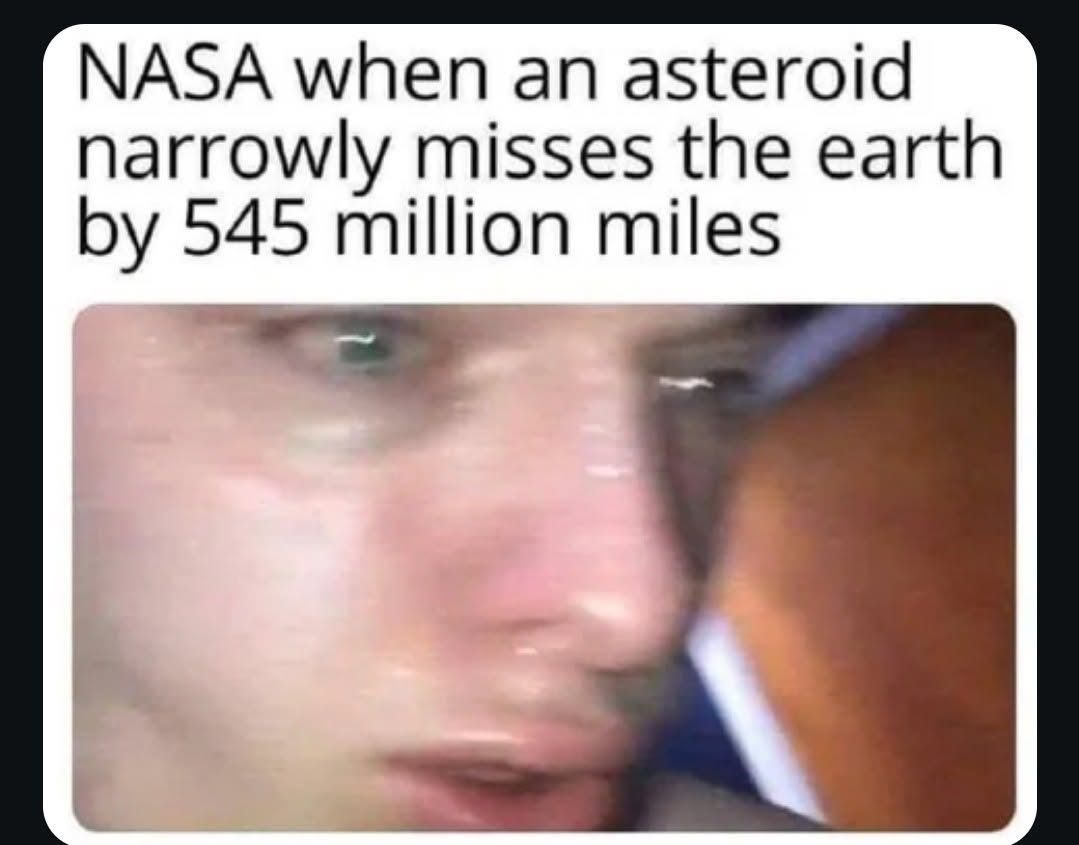 asteroid narrowly misses