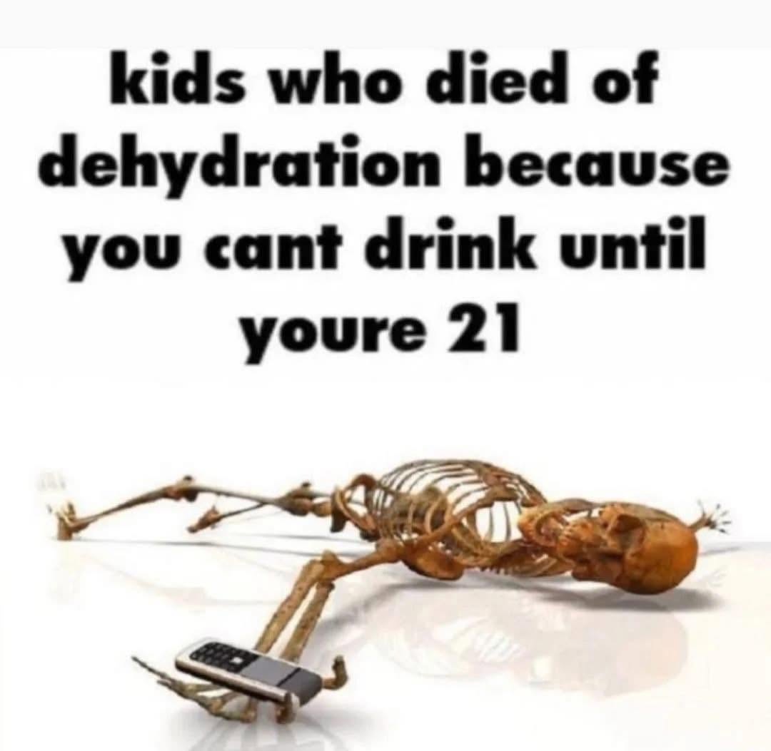 20 Memes That Are Stupid Enough to Cure Sadness 6 cant drink until 21