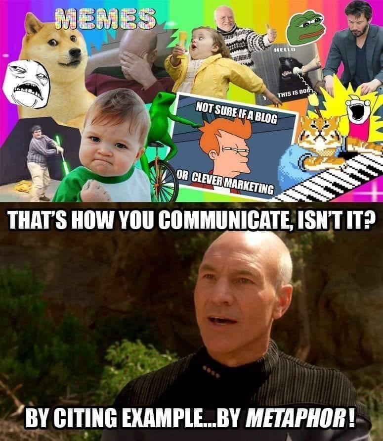 20 Memes That Are Basically Memes About Having a Meme Addiction 7 hats how you communicate